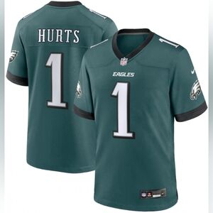 Nike Green NFL Jersey with Number 1 and Team Logo